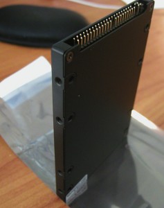 Transcend 32GB SSD upright